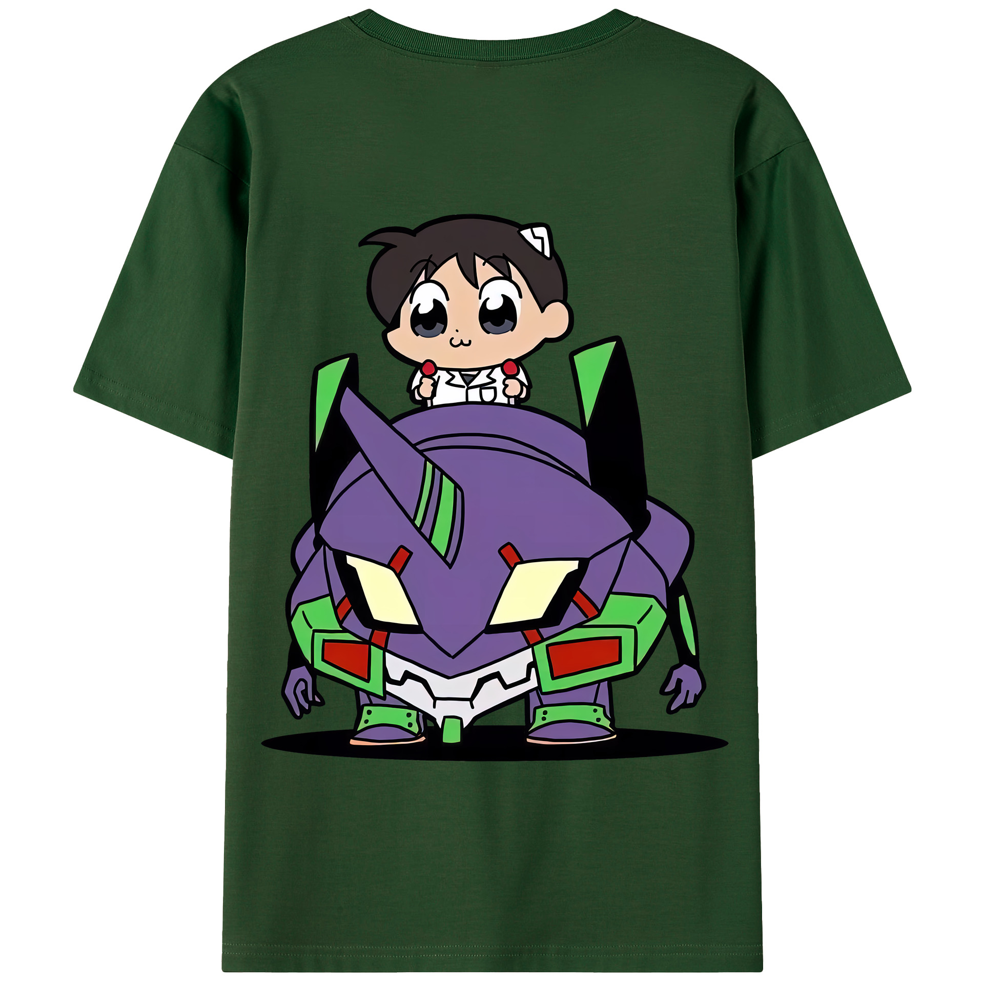 （画像用） EVA 新世紀エヴァンゲリオン 綿100％半袖Tシャツ（背面プリント）